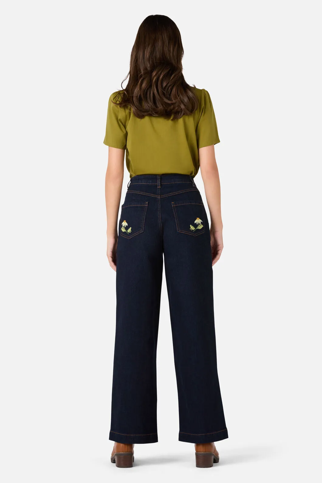 Tree Frog Embroidered Jean sold by Princess Highway product image thumbnail 4
