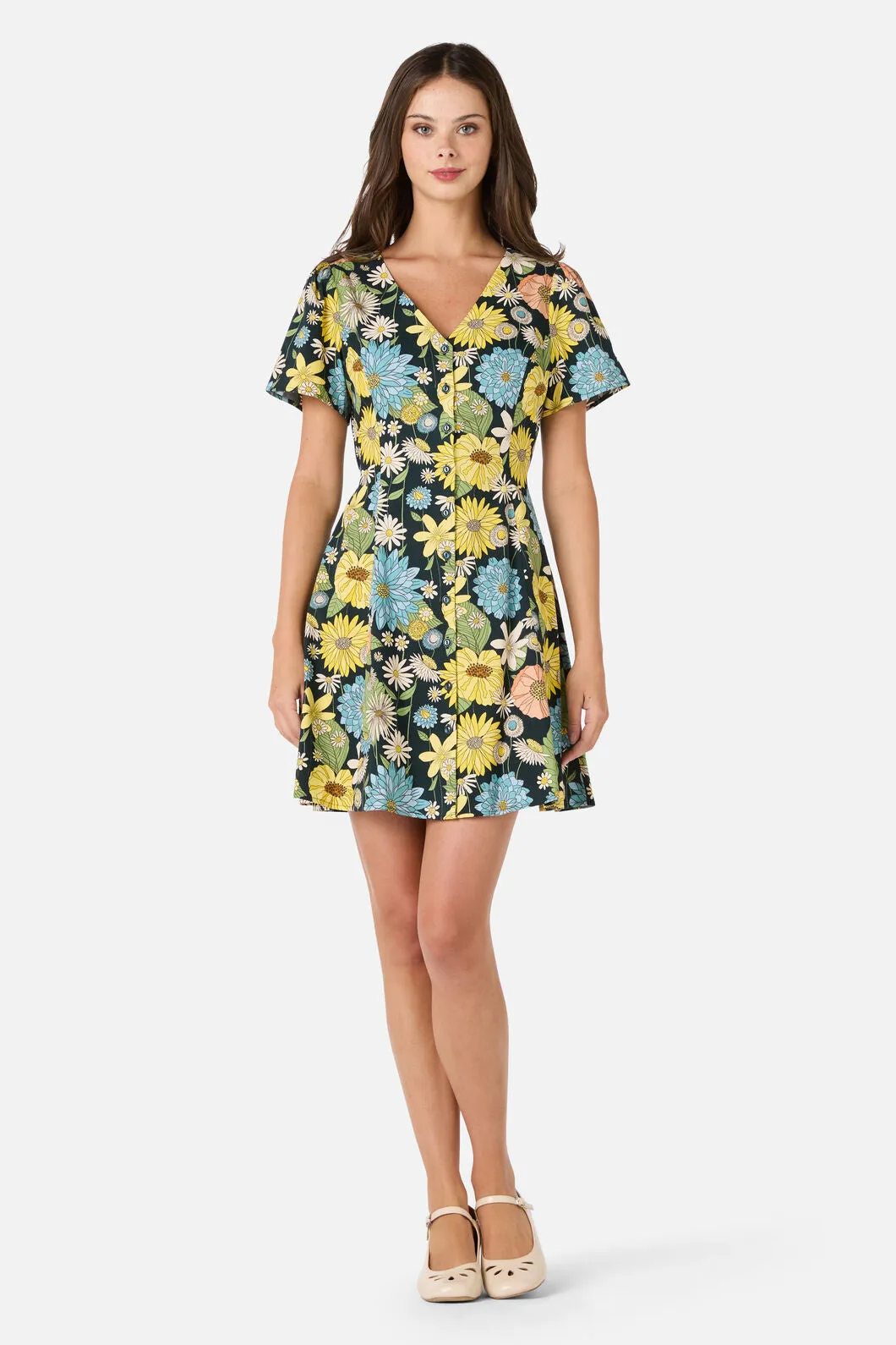 Leonie Floral Mini Dress sold by Princess Highway product image thumbnail 4