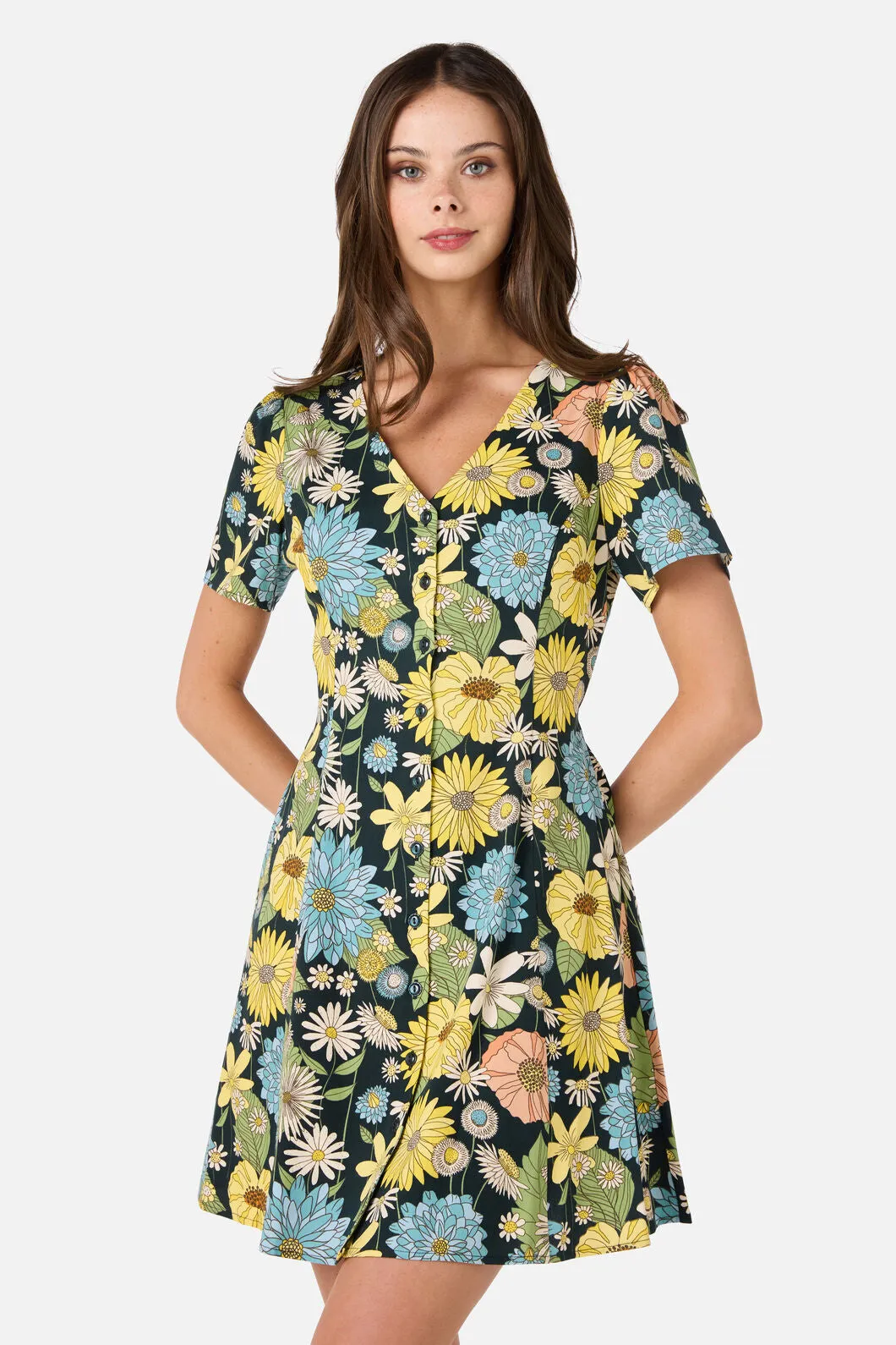 Leonie Floral Mini Dress sold by Princess Highway product image thumbnail 3