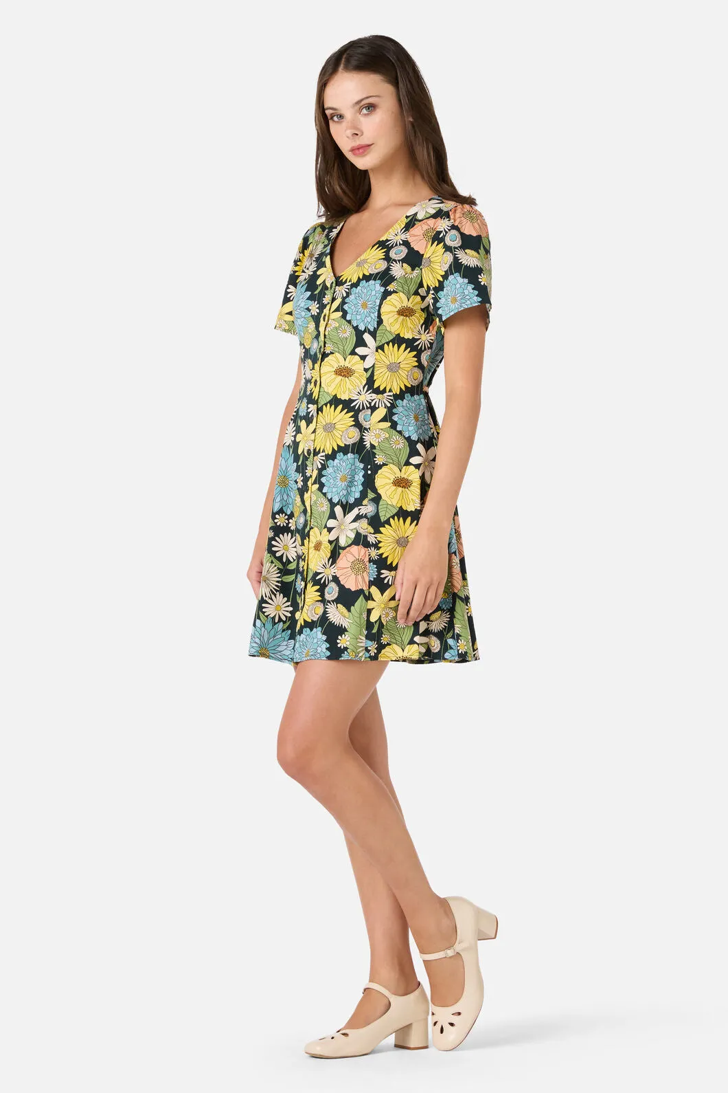 Leonie Floral Mini Dress sold by Princess Highway product image thumbnail 5