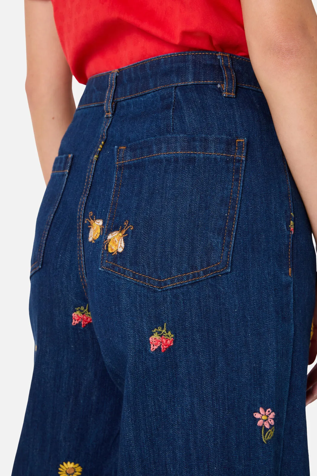 Honey Embroidered Jean sold by Princess Highway product image thumbnail 5