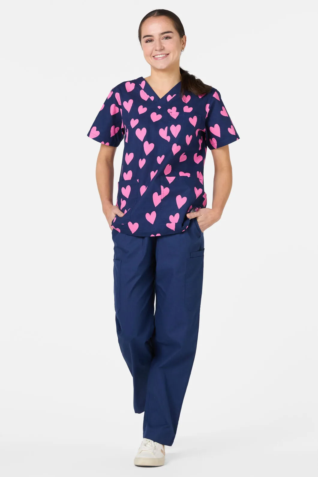 Lovehearts Top & Pant Scrub Set sold by Princess Highway product image thumbnail 2