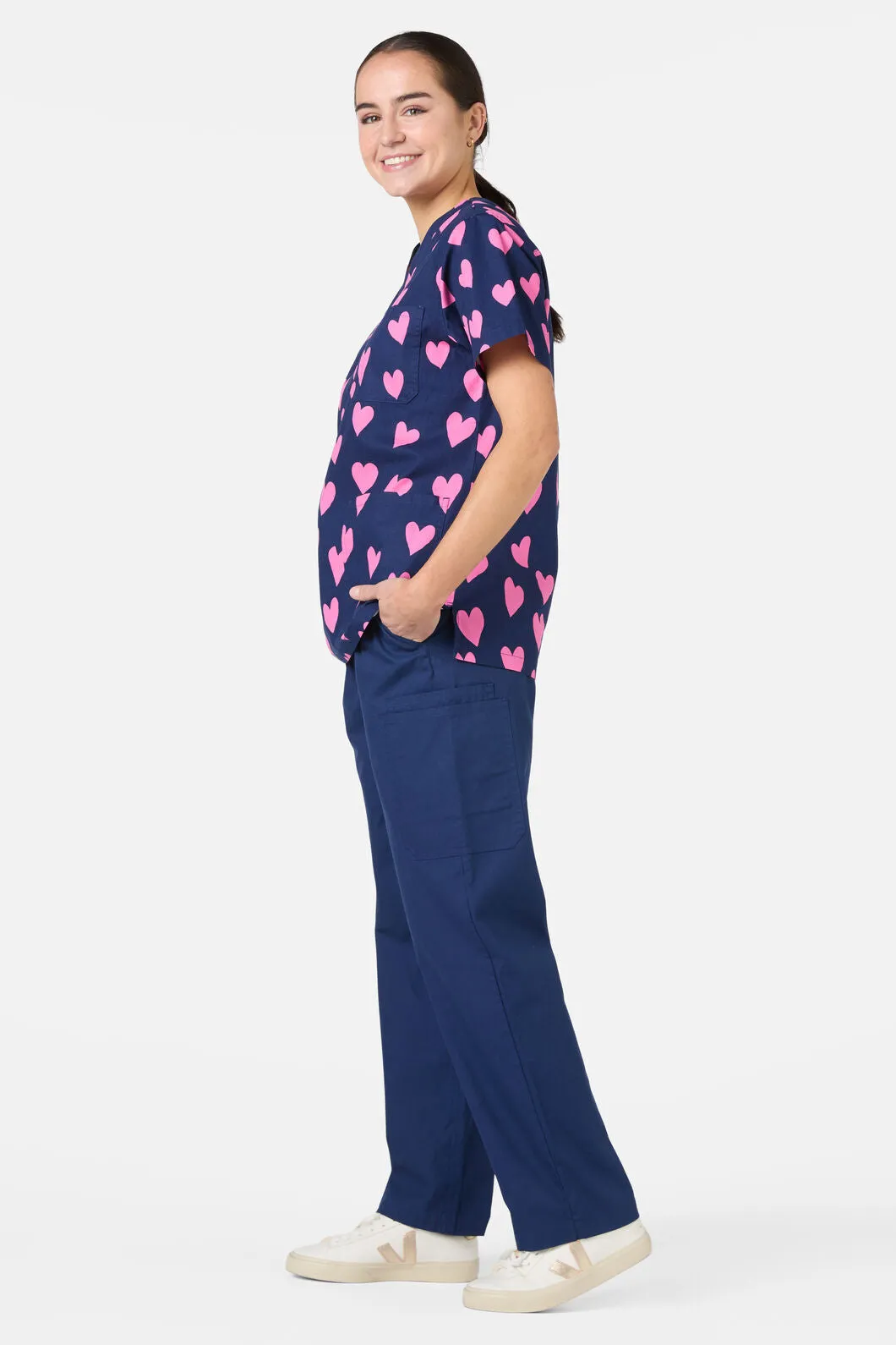 Lovehearts Top & Pant Scrub Set sold by Princess Highway product image thumbnail 4