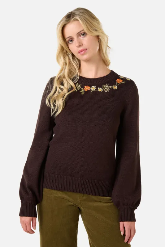Gloria Embroidered Jumper made by Princess Highway