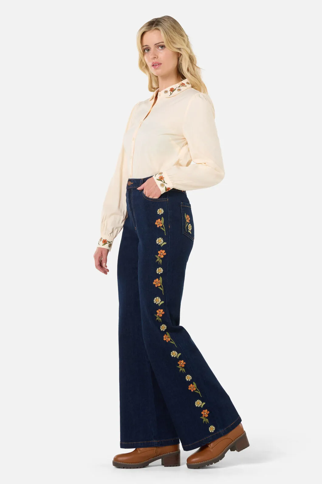 Gloria Embroidered Blouse sold by Princess Highway product image thumbnail 4