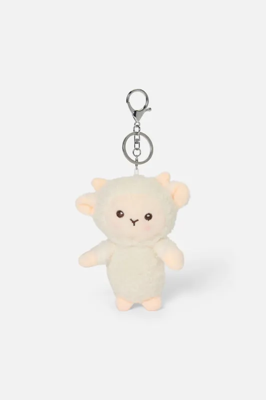 Sheep Plush Bag Charm made by Princess Highway