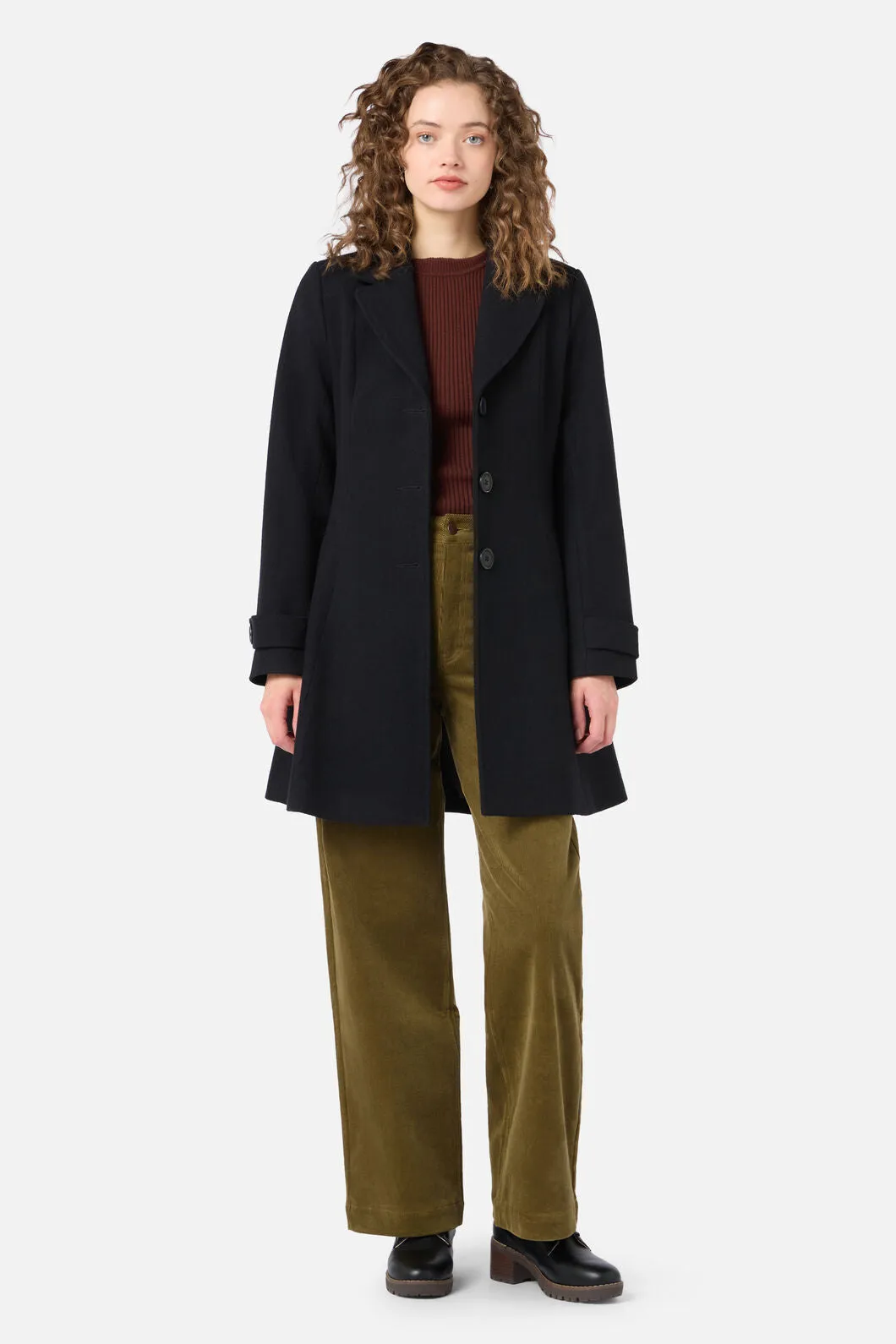 Mabel A-Line Wool Blend Coat sold by Princess Highway product image thumbnail 3