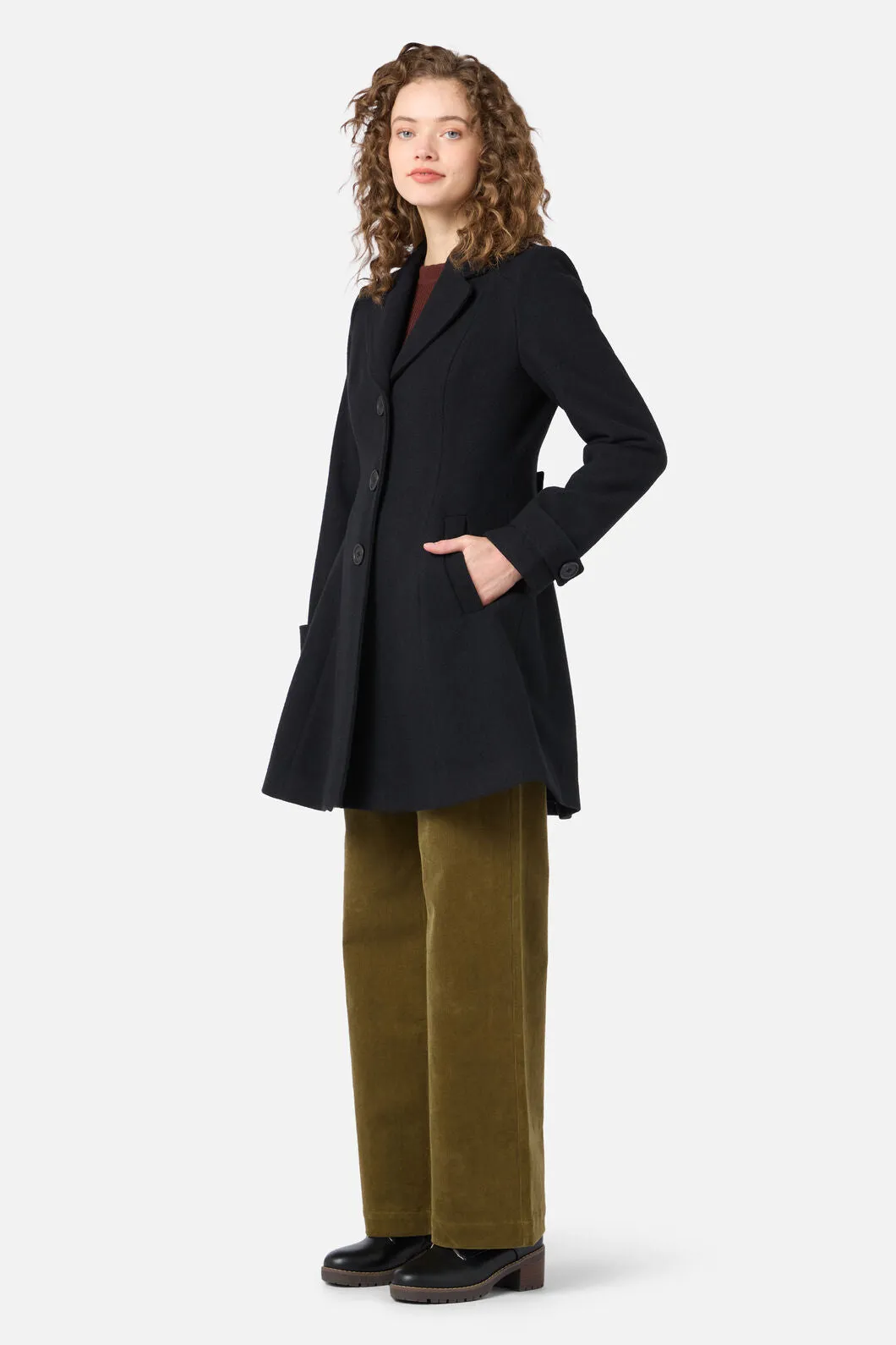 Mabel A-Line Wool Blend Coat sold by Princess Highway product image thumbnail 4