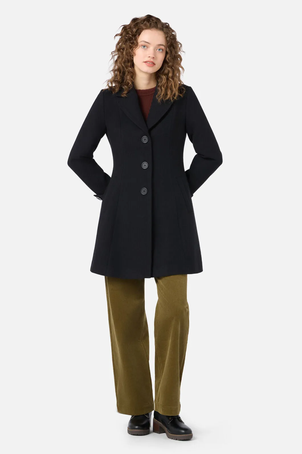 Mabel A-Line Wool Blend Coat sold by Princess Highway product image thumbnail 2