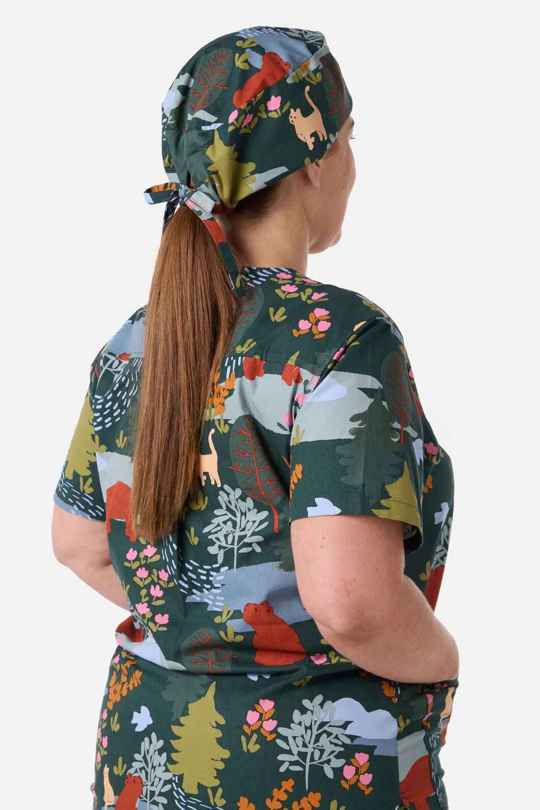 Woodland Bear Scrub Hat sold by Princess Highway product image thumbnail 2