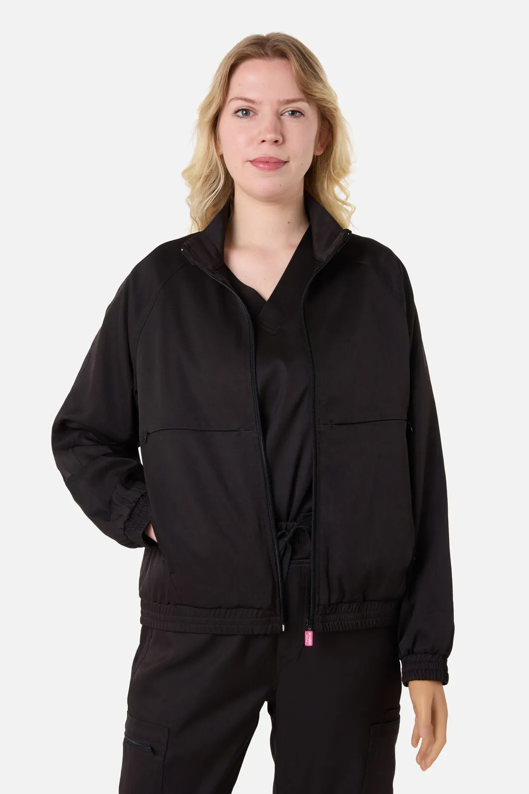 Scrub Womens Black Zip Up Jacket sold by Princess Highway product image thumbnail 2