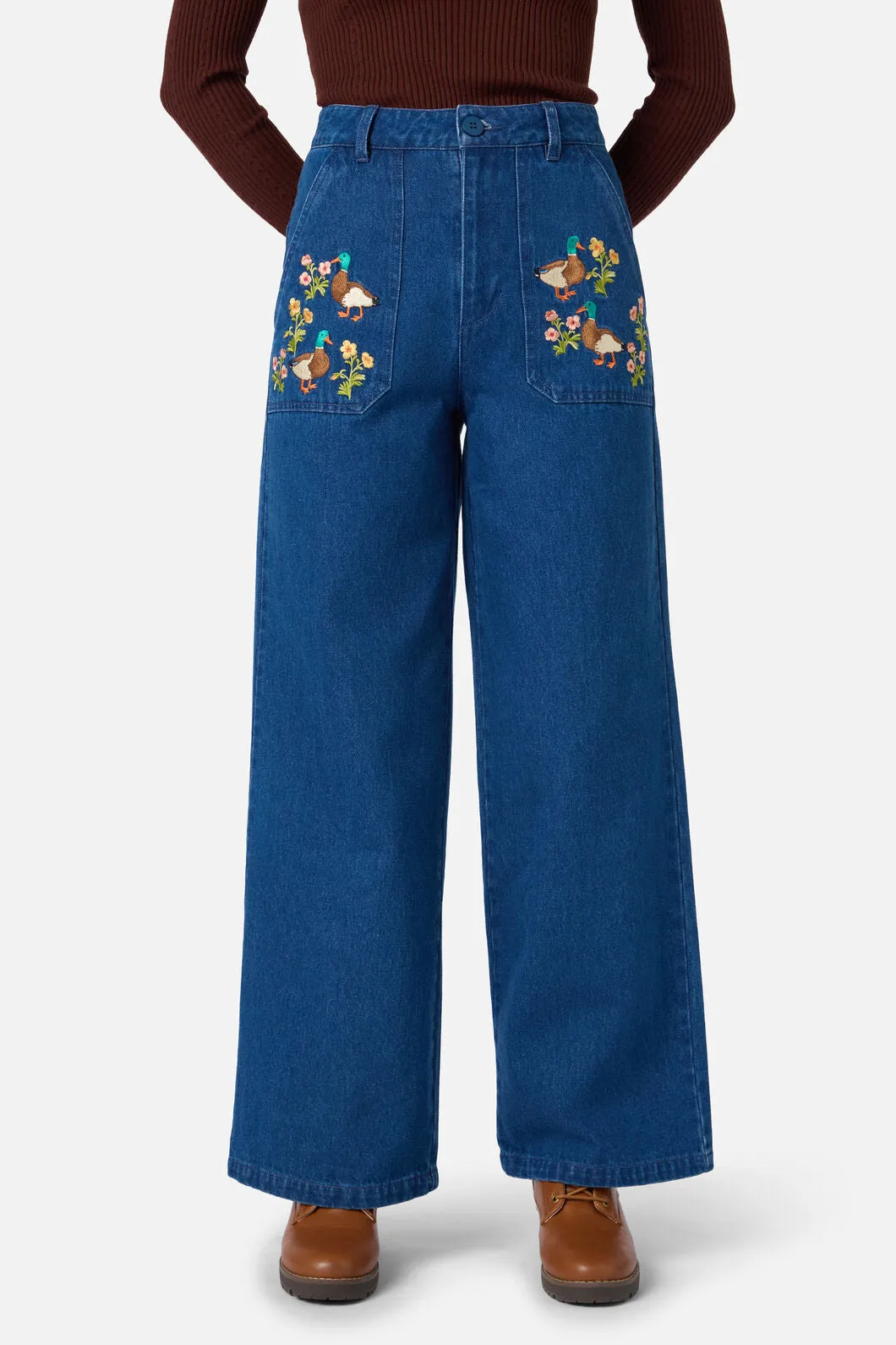 Sweet Ducks Emb Denim Jean sold by Princess Highway product image thumbnail 4