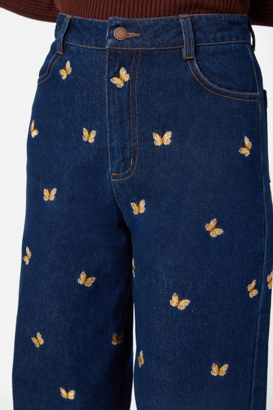Butterfly Embroidered Jean sold by Princess Highway product image thumbnail 5