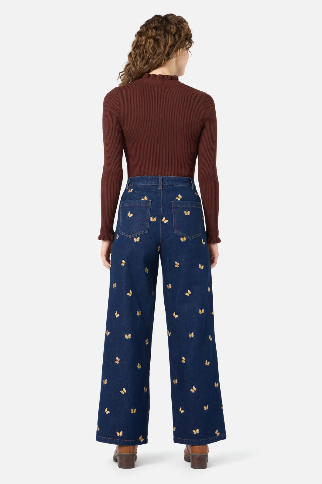 Butterfly Embroidered Jean sold by Princess Highway product image thumbnail 3