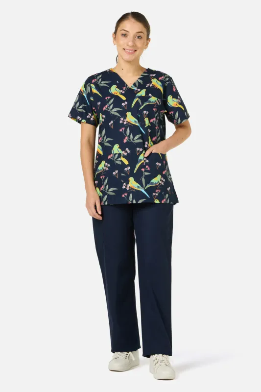 Parrot Top & Pant scrub set made by Princess Highway