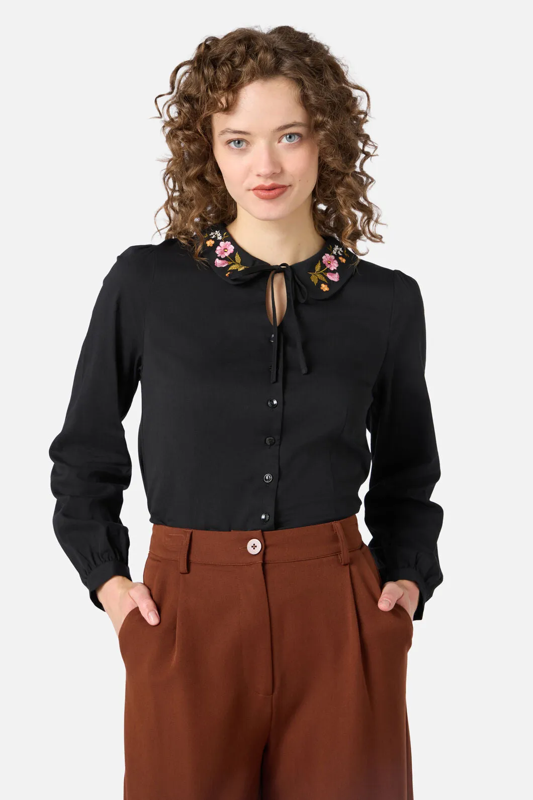 Winona Flower Embroidered Blouse sold by Princess Highway product image thumbnail 5