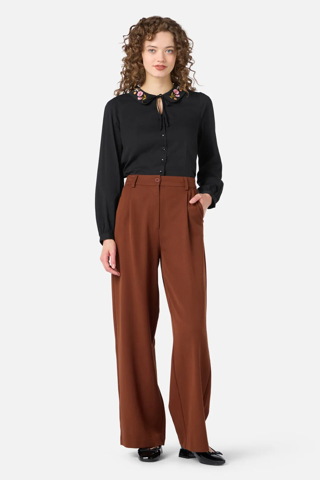 Winona Flower Embroidered Blouse sold by Princess Highway product image thumbnail 2