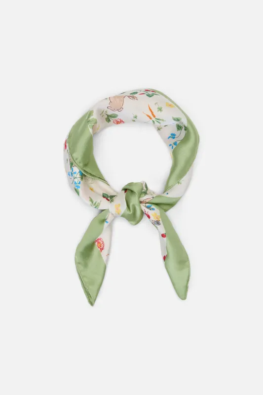 Lola Rabbit Satin Scarf made by Princess Highway