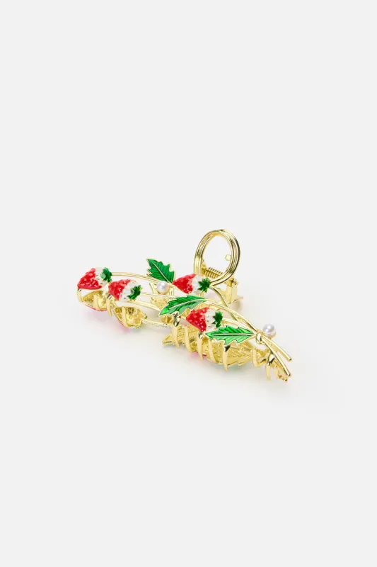 Strawberry Claw Clip made by Princess Highway