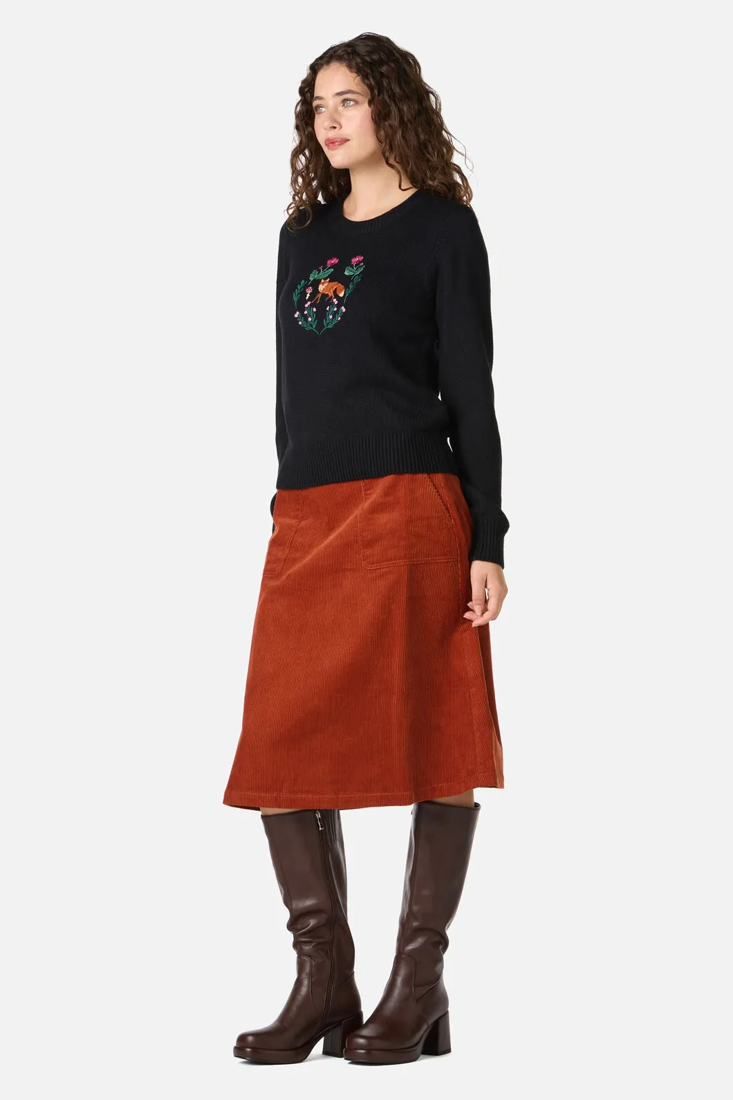 Fox Embroidered Jumper sold by Princess Highway product image thumbnail 4