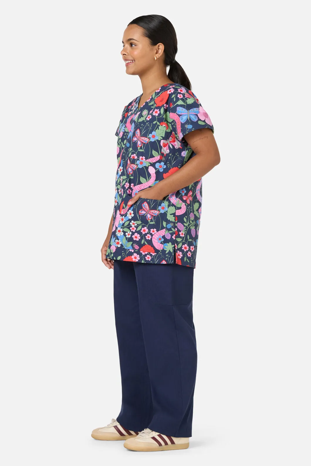 Snakes & Flora Top & Pant Scrubs sold by Princess Highway product image thumbnail 2