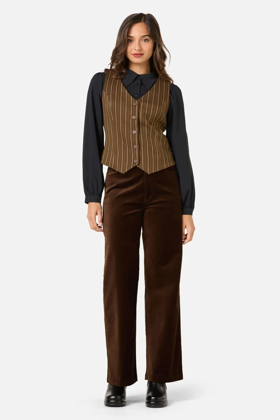 Celeste Pinstripe Vest sold by Princess Highway product image thumbnail 2
