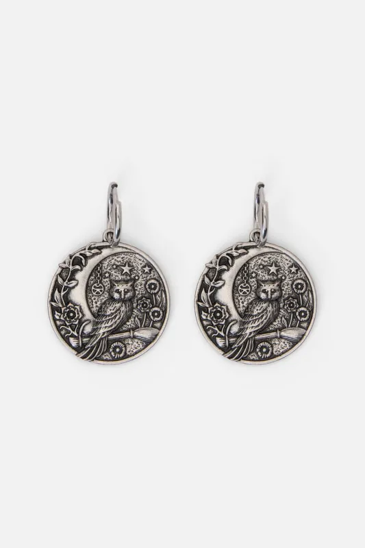 Night Owl Earrings made by Princess Highway