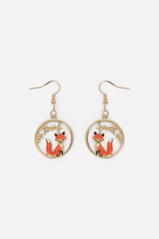 Sweet Fox Earrings made by Princess Highway