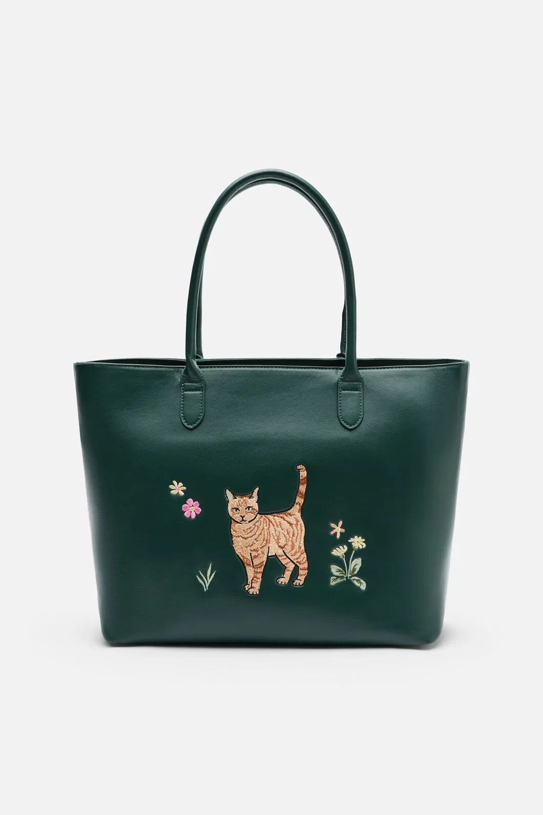 Cute Cat Embroidered Tote sold by Princess Highway product image thumbnail 4