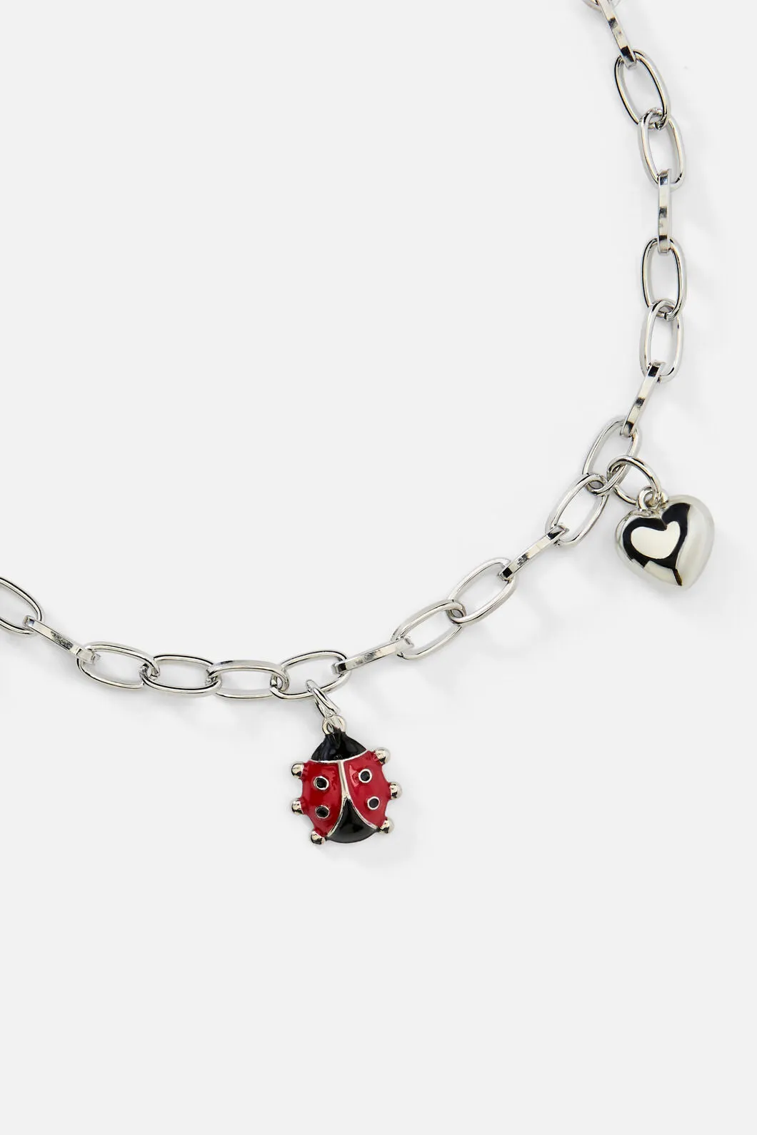 Ladybug & Hearts Necklace sold by Princess Highway product image thumbnail 4