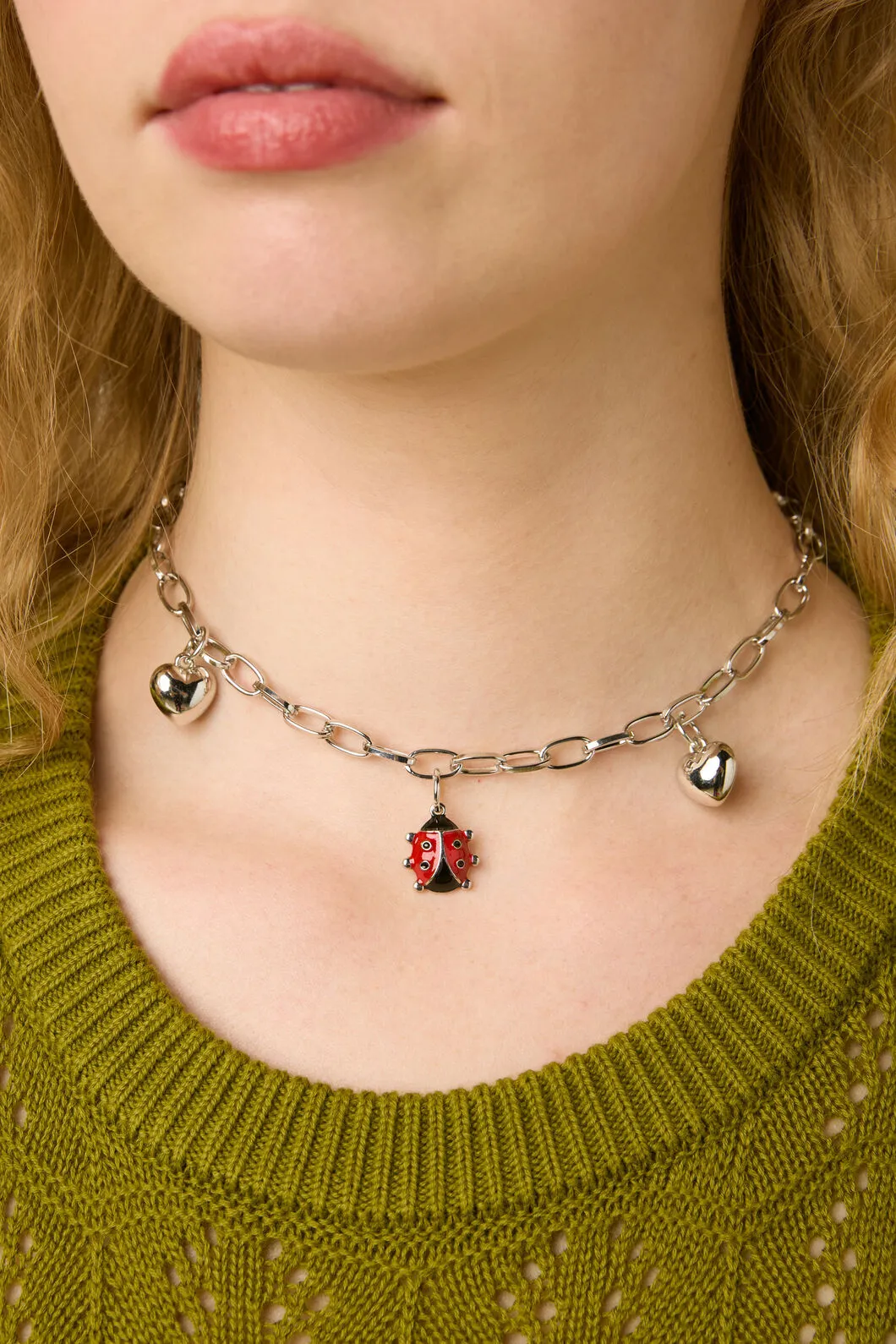 Ladybug & Hearts Necklace sold by Princess Highway product image thumbnail 2
