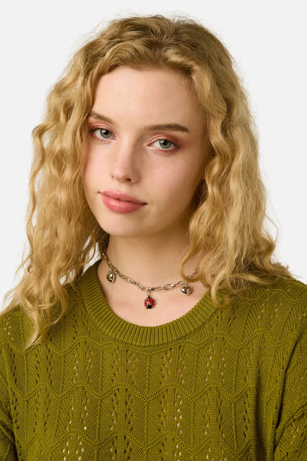 Ladybug & Hearts Necklace sold by Princess Highway