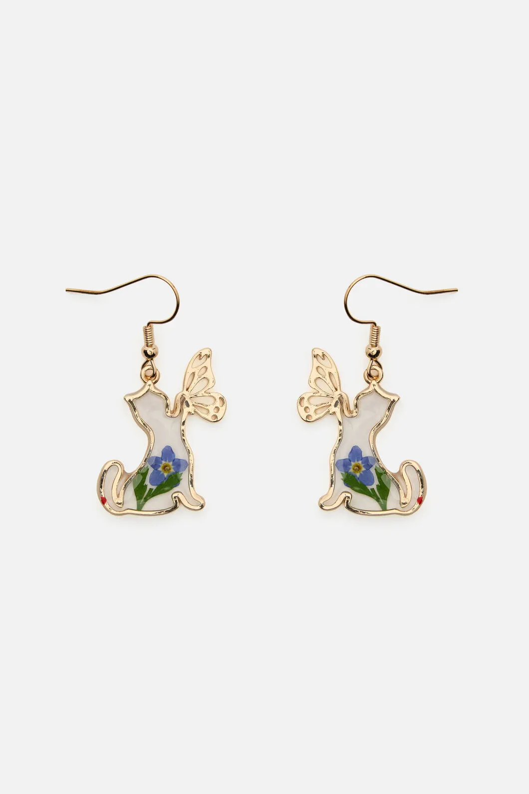 Butterfly Cat Earrings sold by Princess Highway