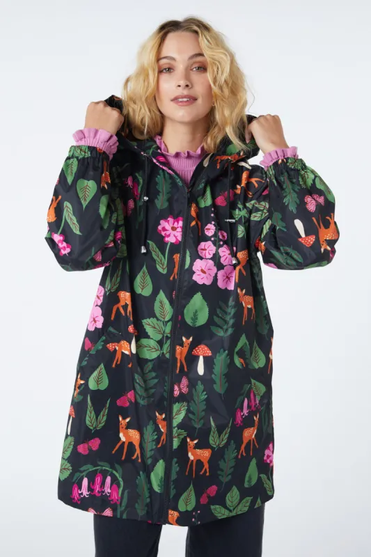 Winter Deer Long Raincoat sold by Princess Highway