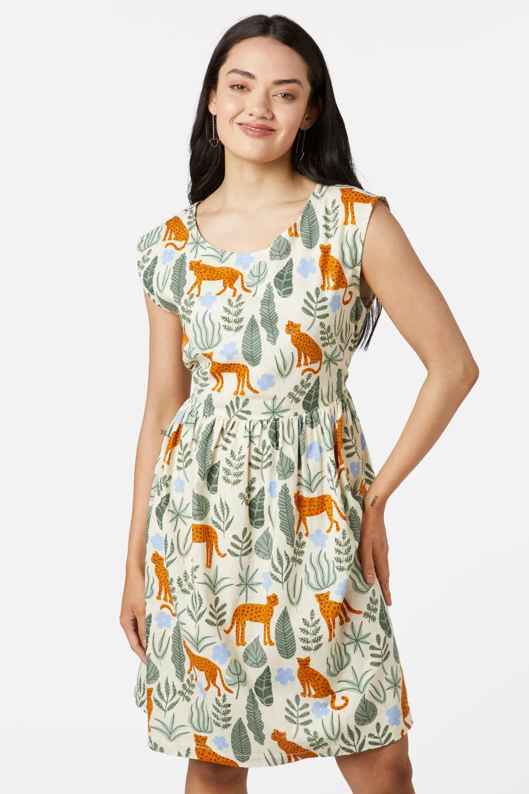 Lovely Leopards Smock Dress sold by Princess Highway product image thumbnail 3