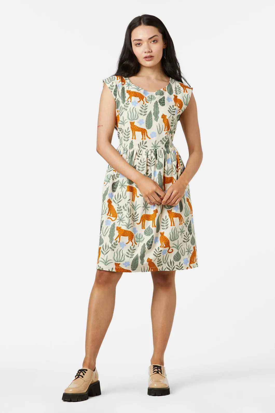 Lovely Leopards Smock Dress sold by Princess Highway