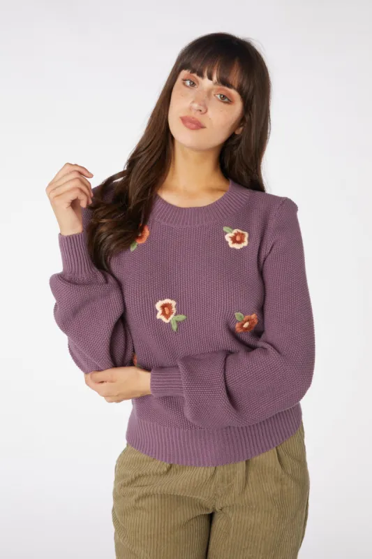 Flower Embroidered Sweater sold by Princess Highway