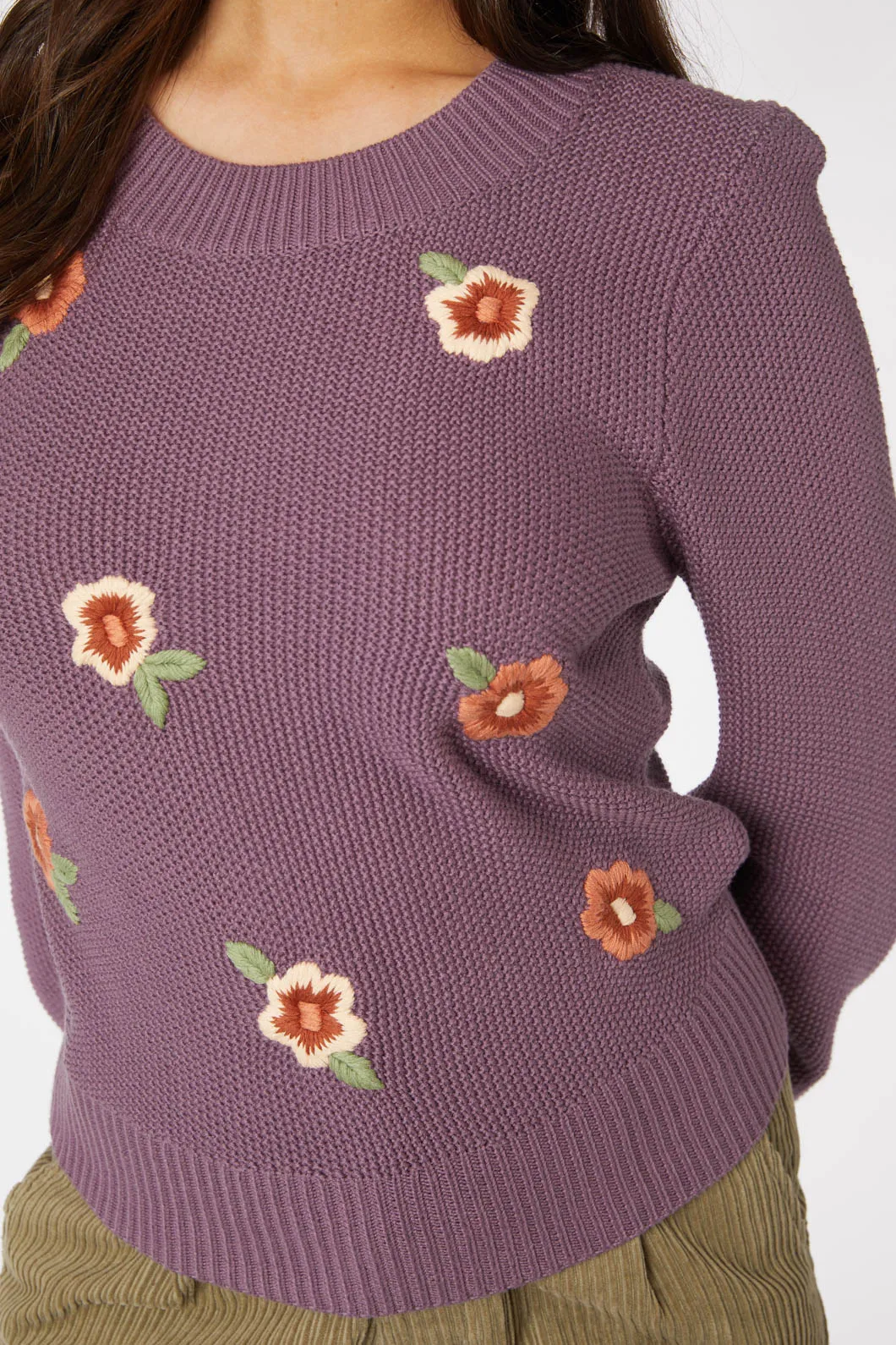 Flower Embroidered Sweater sold by Princess Highway product image thumbnail 5