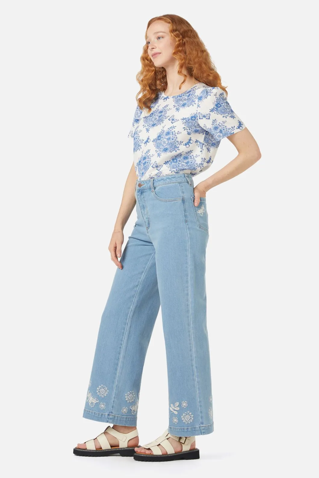 Butterfly Emb Jean sold by Princess Highway product image thumbnail 3