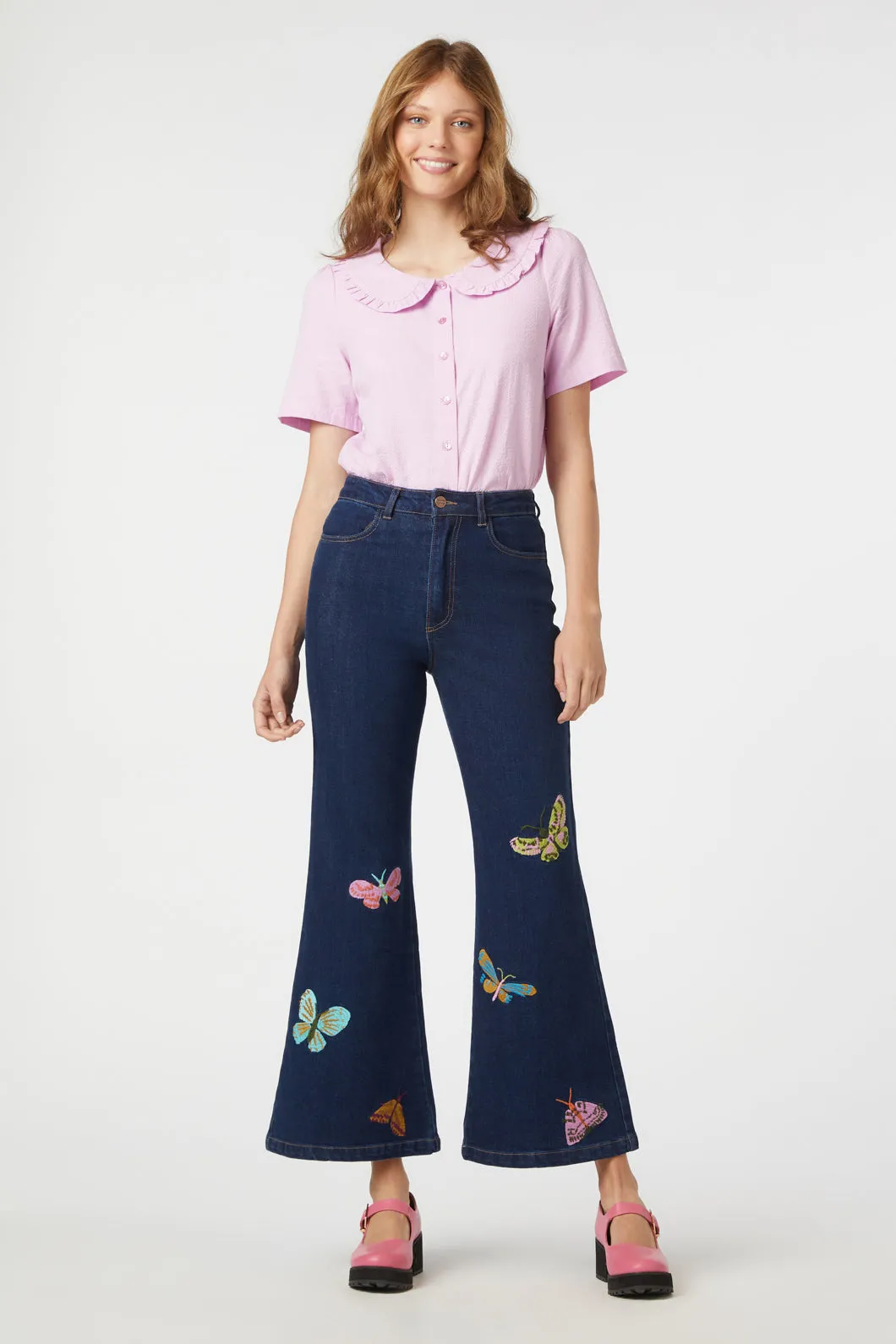 Moth Embroidered Jean sold by Princess Highway product image thumbnail 3
