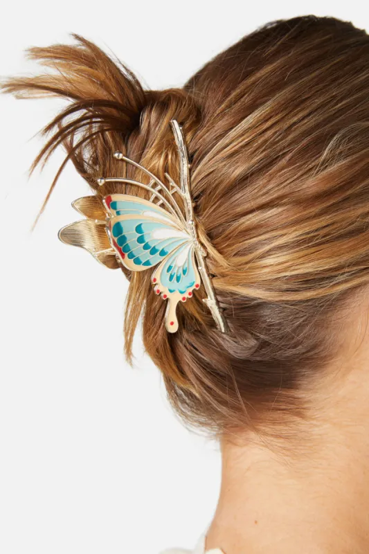 Colourful Butterfly Claw Clip sold by Princess Highway