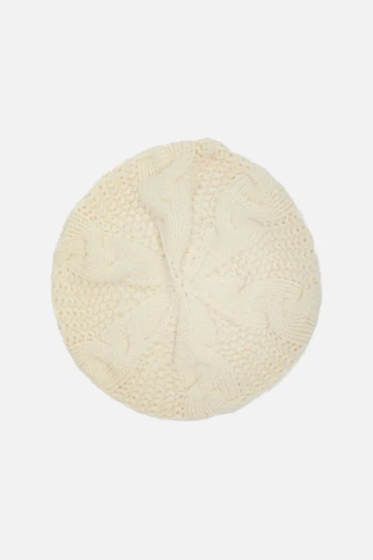 Knitted Cable Beret sold by Princess Highway