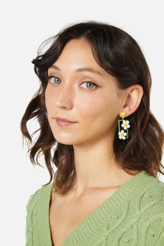 Daisy Frame Earrings sold by Princess Highway
