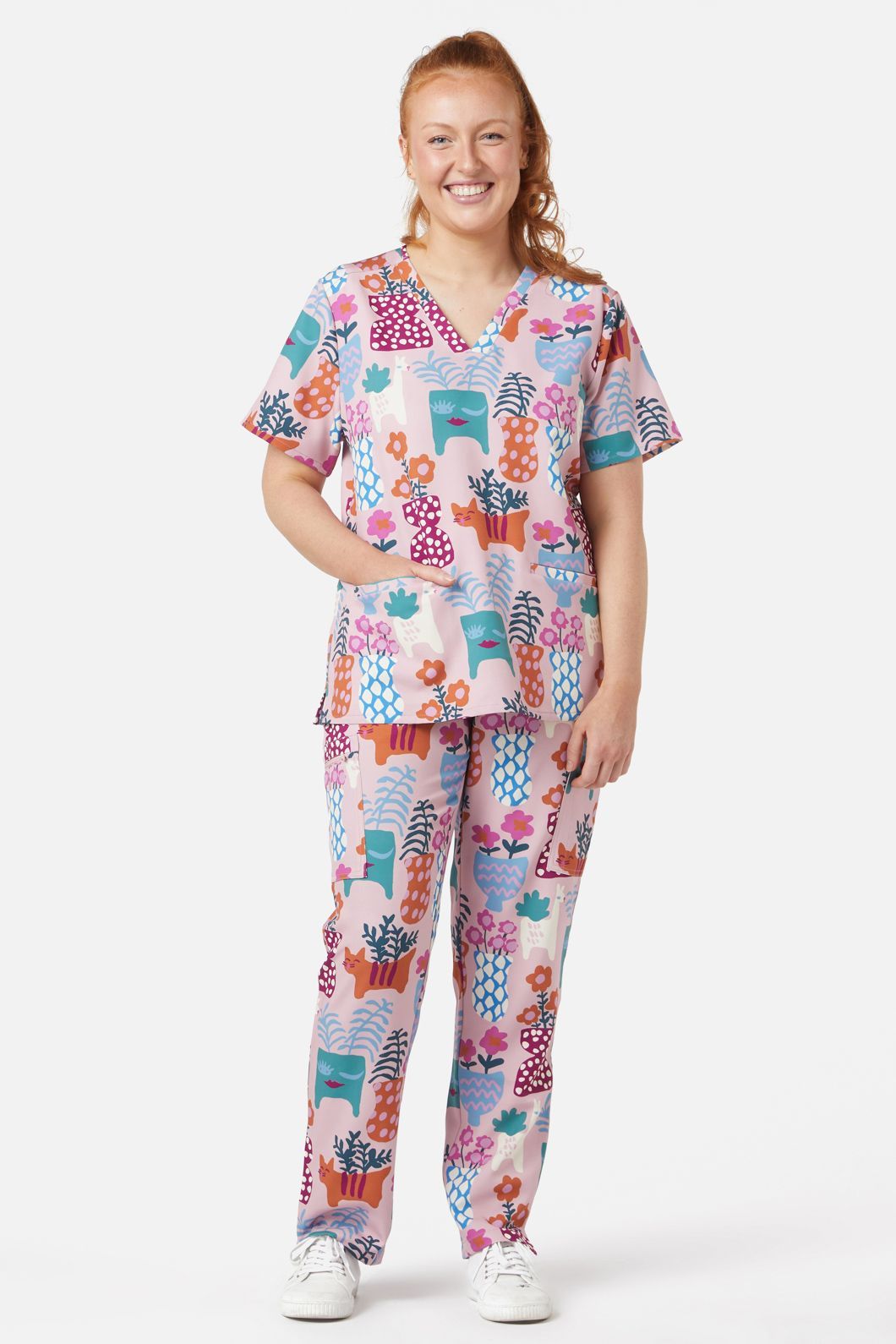 Adorable Plant Scrub Set sold by Princess Highway