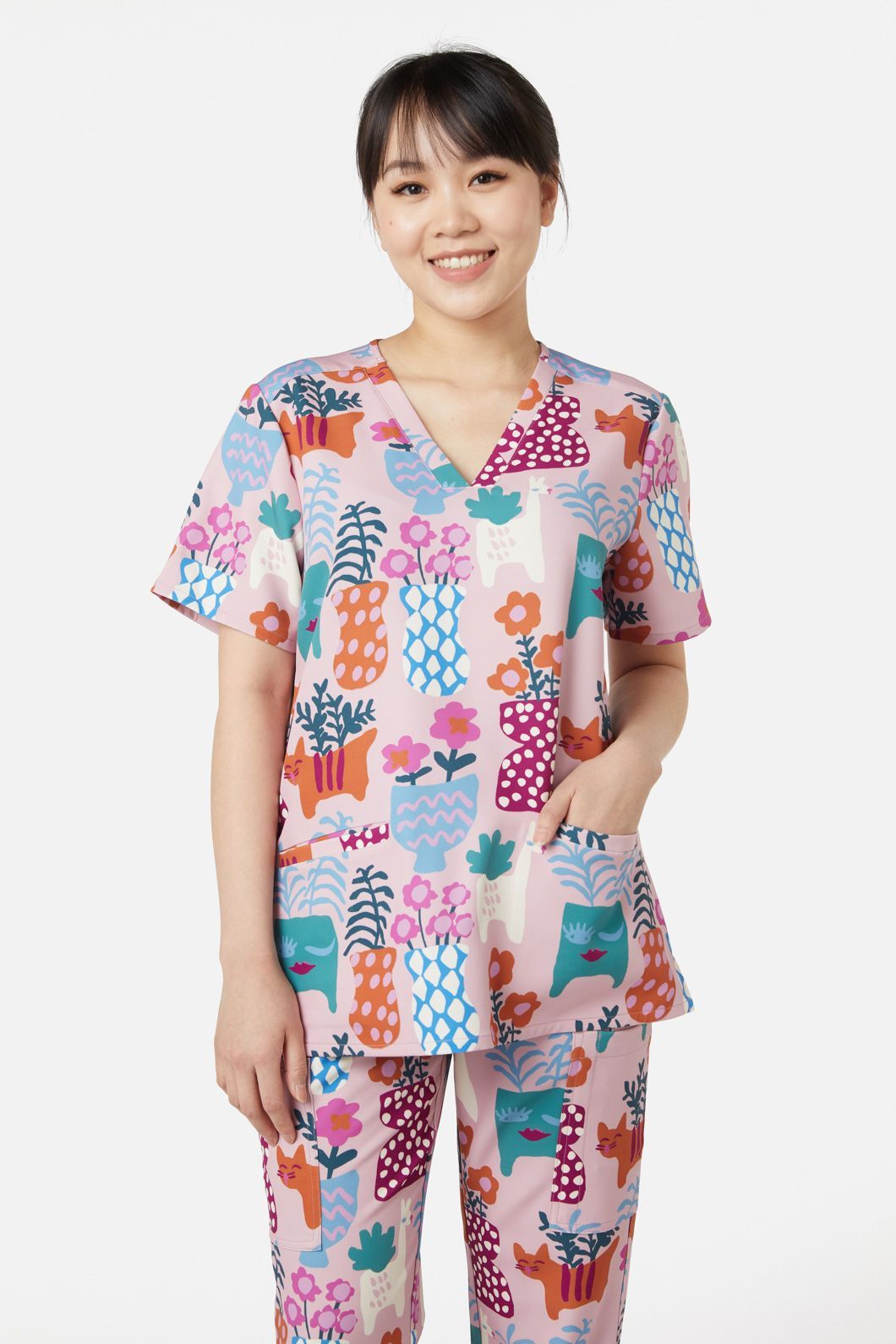 Adorable Plant Scrub Set sold by Princess Highway product image thumbnail 5