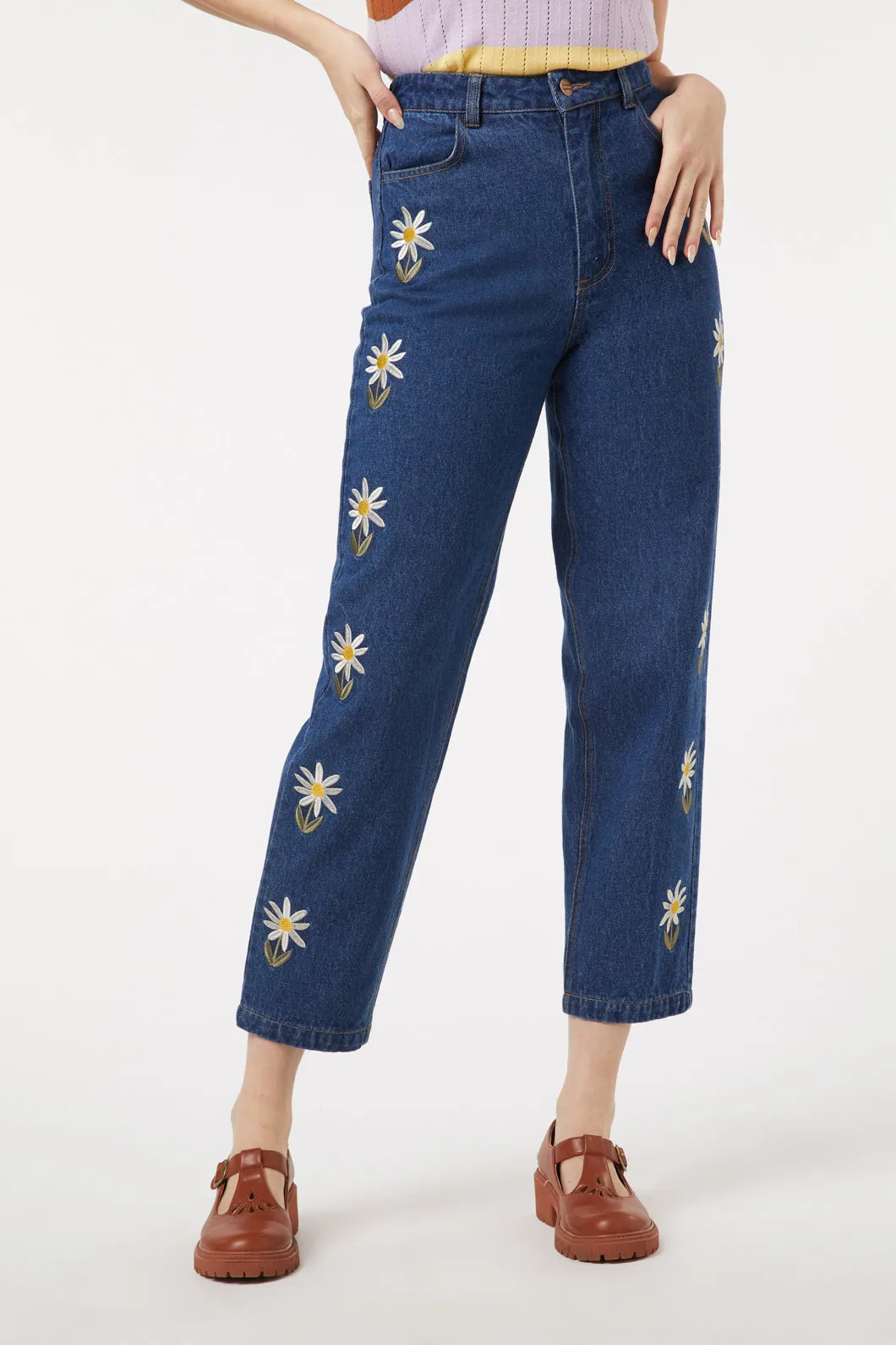 Daisy Embroidered Jean sold by Princess Highway product image thumbnail 2