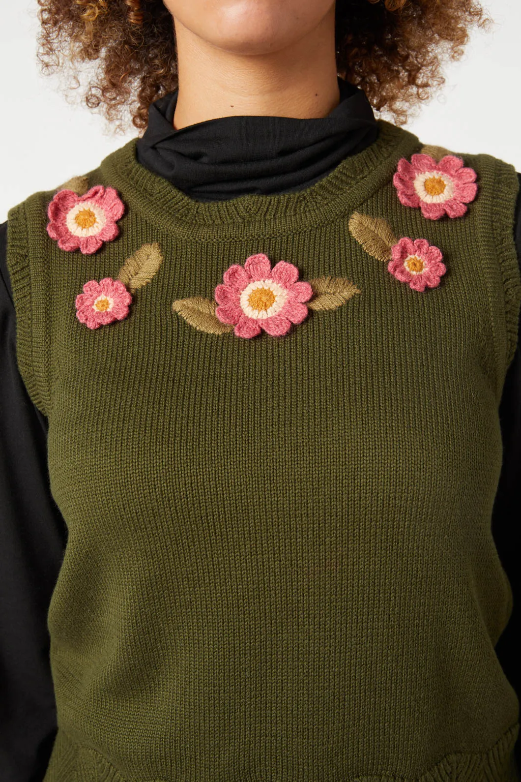 Sally Embroidered Knit Vest sold by Princess Highway product image thumbnail 5