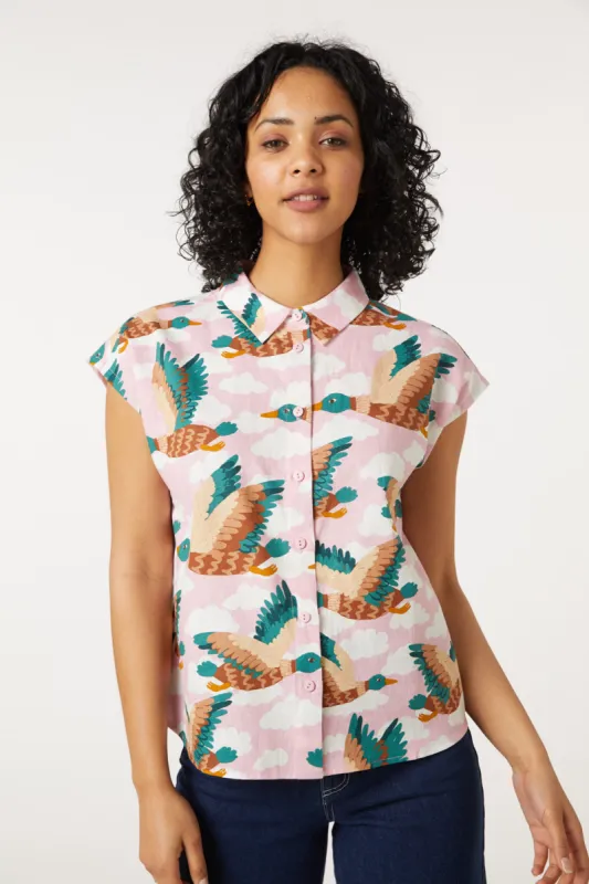 Flying Ducks Blouse made by Princess Highway