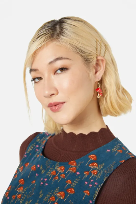 Toadstool Earrings made by Princess Highway