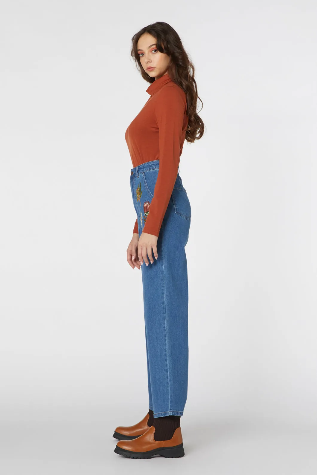 Tessa Native Embroidered Jean sold by Princess Highway product image thumbnail 4